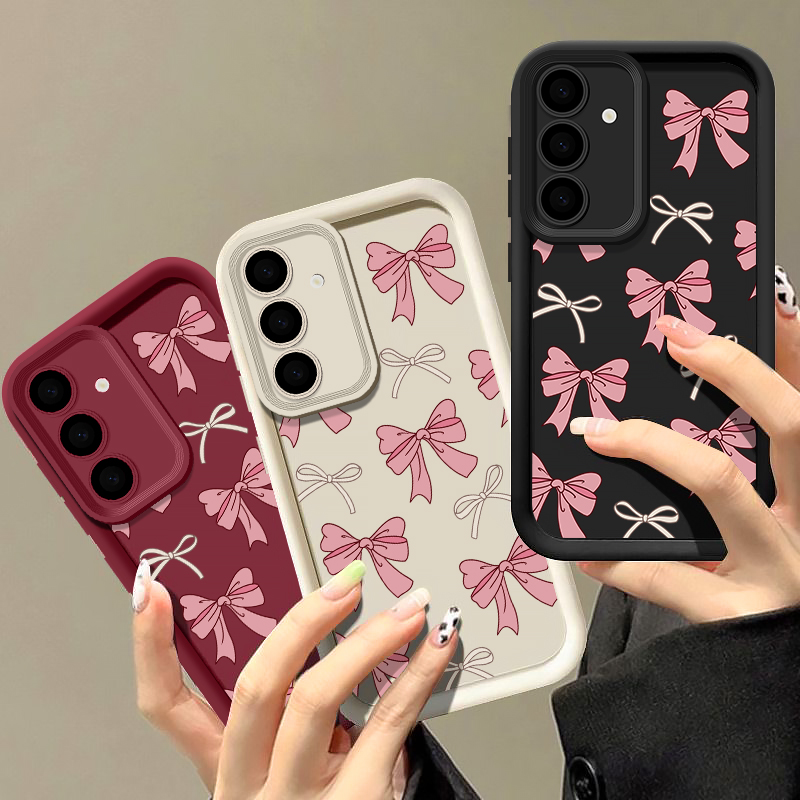 Phone Cases Samsung S24 - Bow Tie Silicone Case For Samsung
