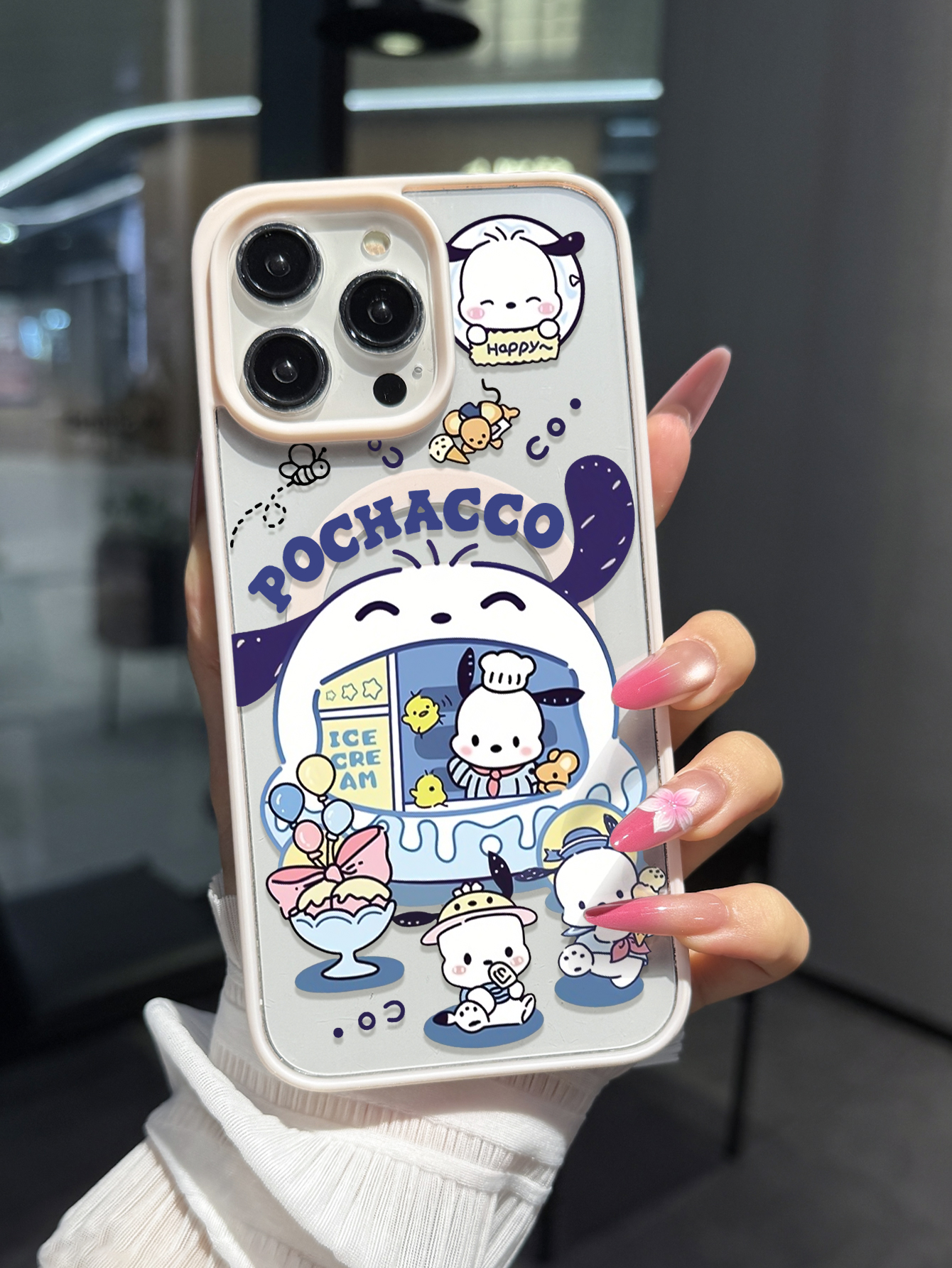Phone Cases Hello Kitty - Gangsta Hello Kitty Bling Grillz Clear