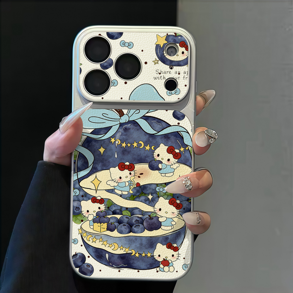 Phone Cases Hello Kitty - Blueberry Hello Kitty Bow Cute Phone