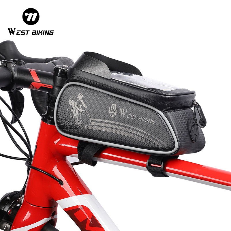 Phone Cases Youtube - WEST BIKING Bicycle Bag Cycling Front