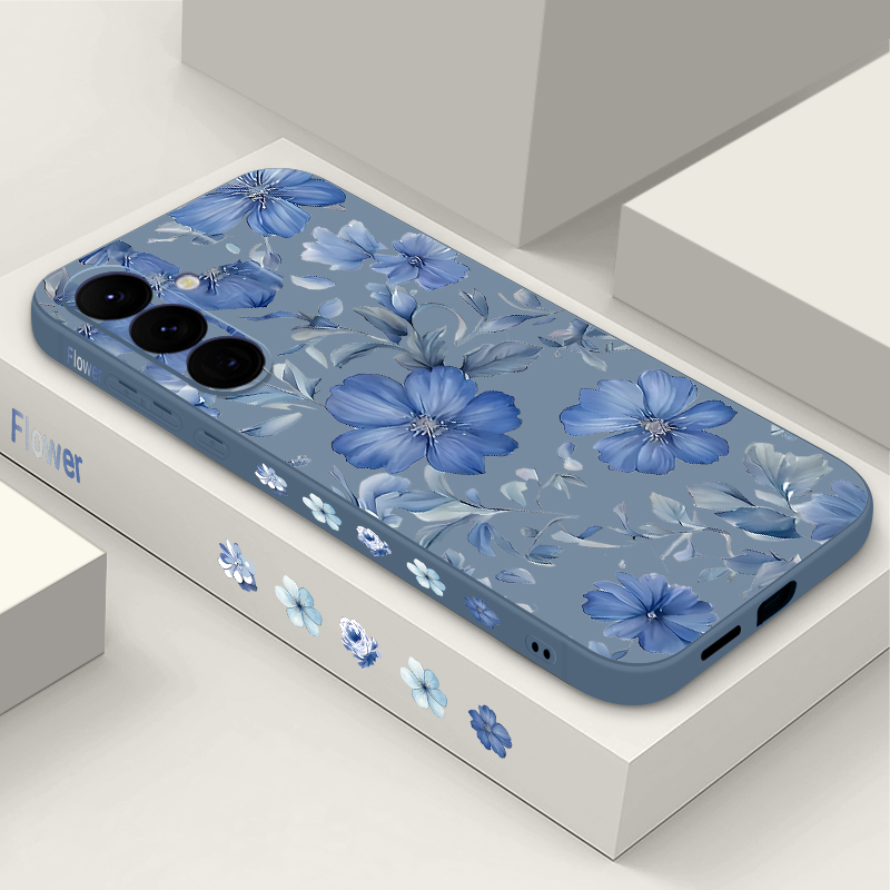 Phone Cases Samsung S24 - Flowers Plant Pattern Phone Case For