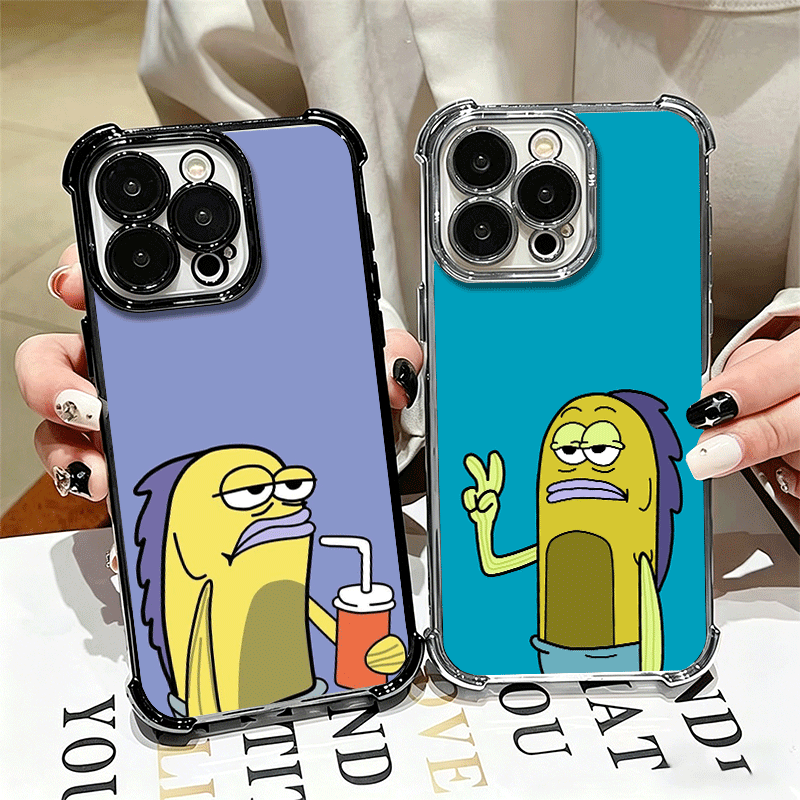 Phone Cases Ugly - Funny Cartoon Ugly Fish Plating Phone