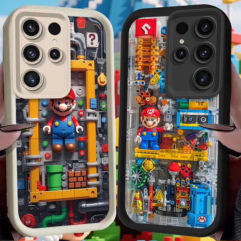 Phone Cases Samsung S24 - Toy Blocks M-Marios Phone Case for