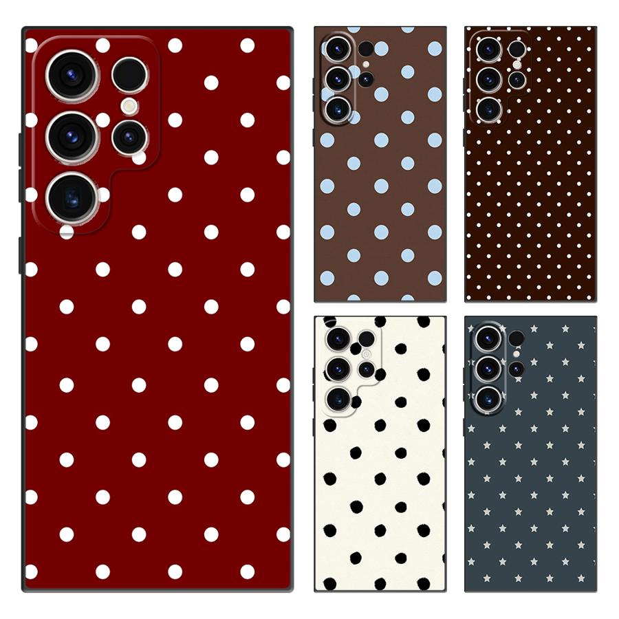 Retro Polka Dots Funda Phone C - Phone Cases Samsung S24 review and price
