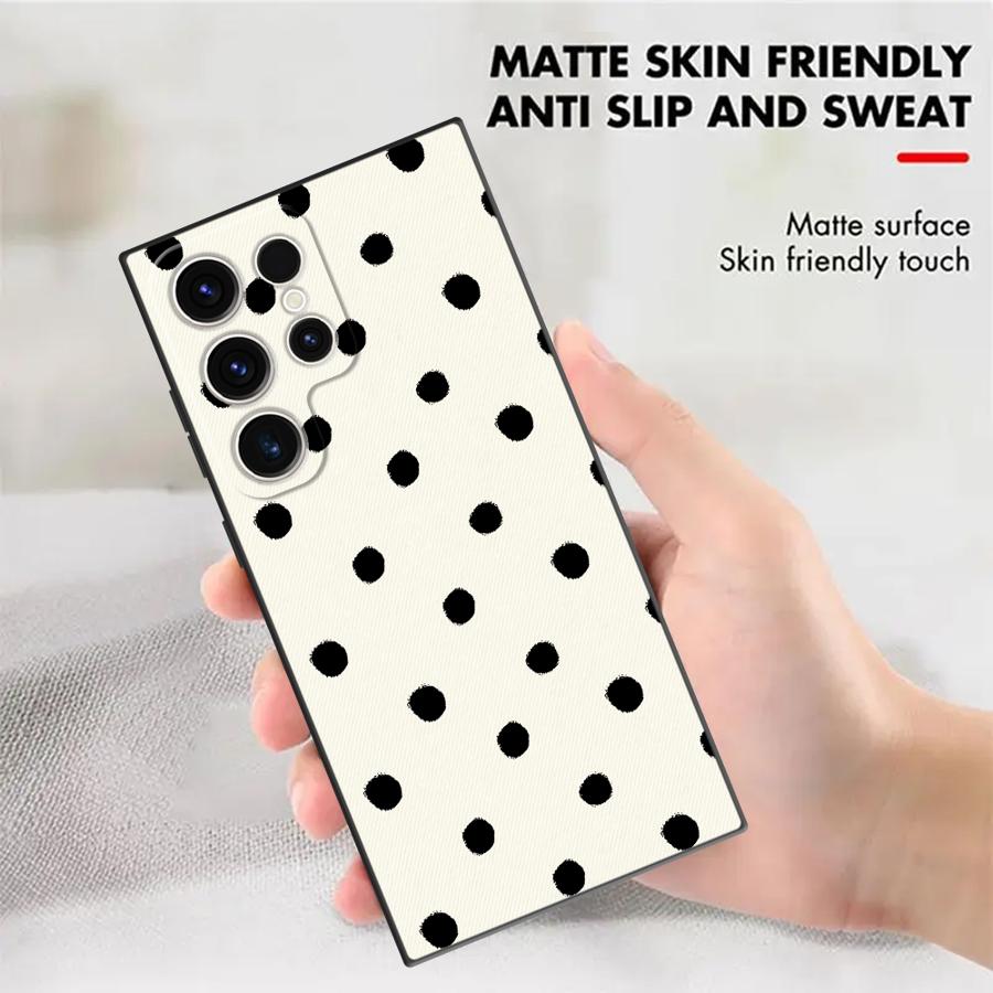 Retro Polka Dots Funda Phone C - Phone Cases Samsung S24 review and price
