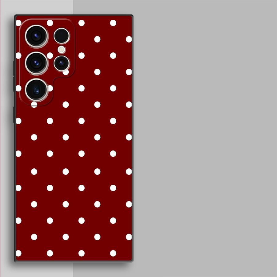 Retro Polka Dots Funda Phone C - Phone Cases Samsung S24 review and price