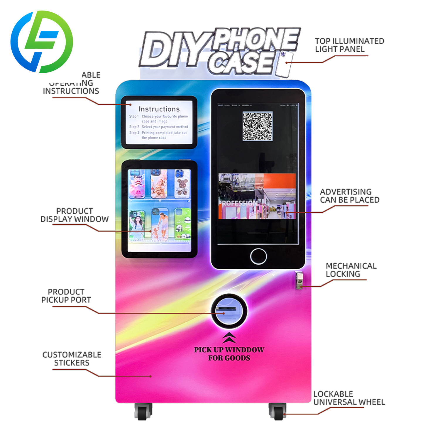 Professional Mobile Phone Cove - Phone Cases Vending Machine review and price
