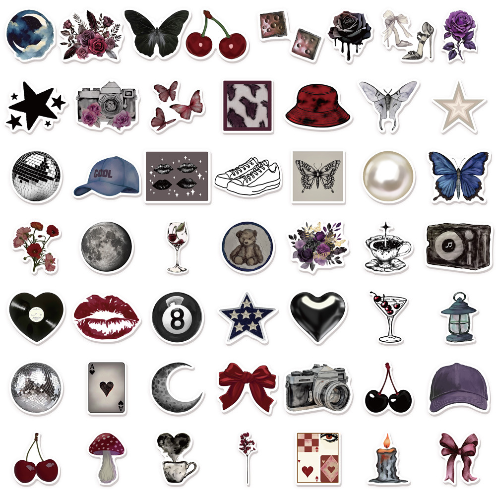 50PCS Pinterest Girl Stickers  - Phone Cases Pinterest review and price