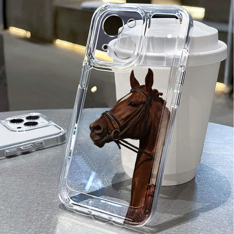 Animal Horse Soft Phone Cover  - Phone Cases For Iphone 15 review and price