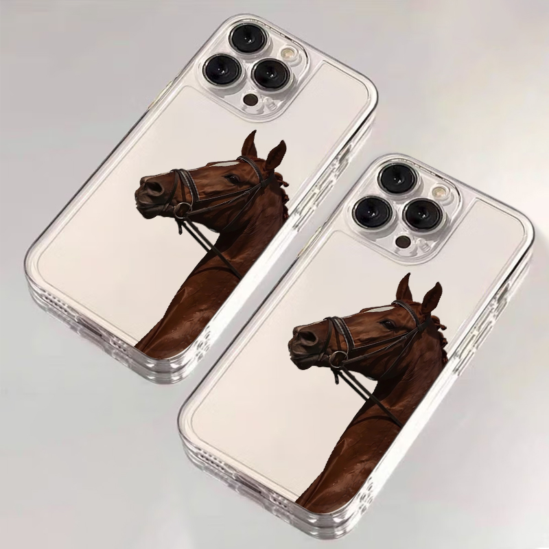 Animal Horse Soft Phone Cover  - Phone Cases For Iphone 15 review and price