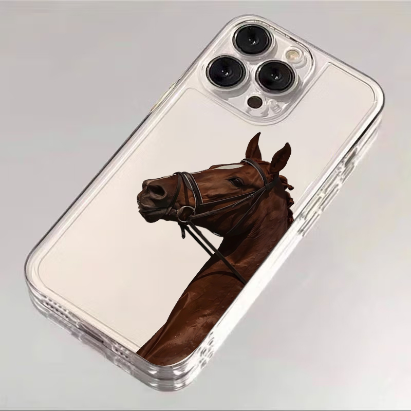 Animal Horse Soft Phone Cover  - Phone Cases For Iphone 15 review and price
