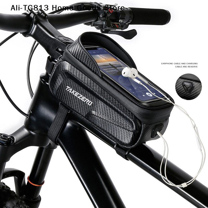 [TG813]Bicycle Bag Front Tube  - Phone Cases Youtube review and price