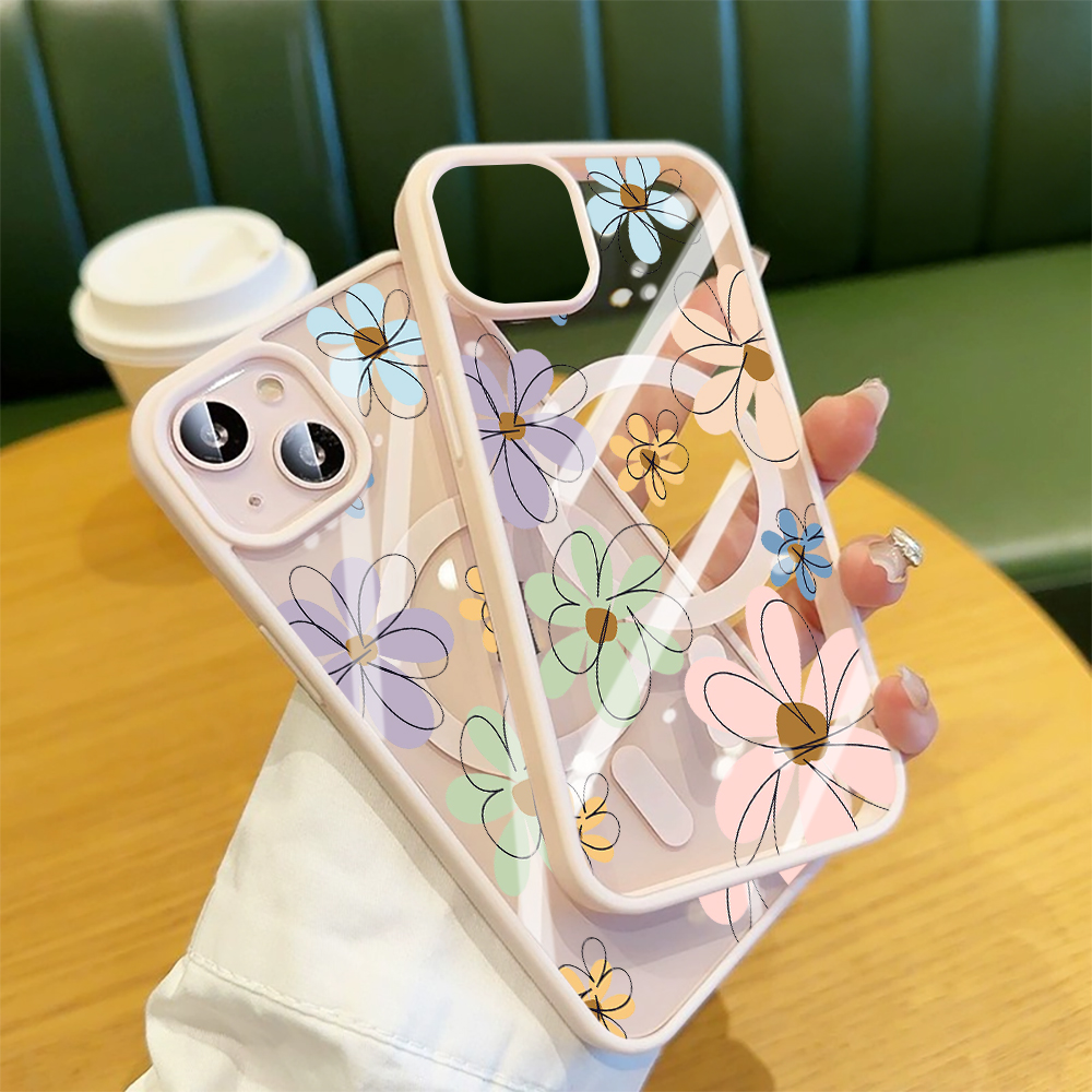 Blueberry Floral Clear Case  F - Phone Cases Magsafe review and price