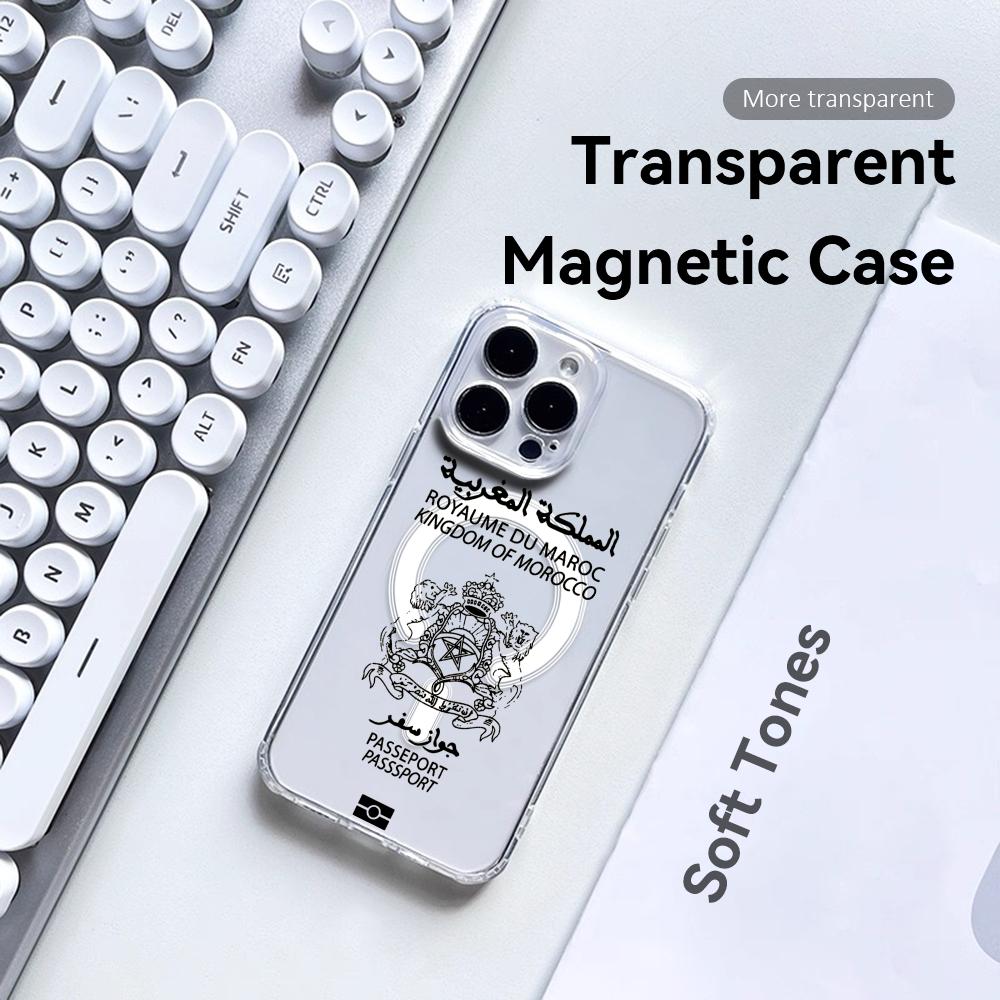 Cool Morocco Passport Phone Ca - Phone Cases Magsafe review and price