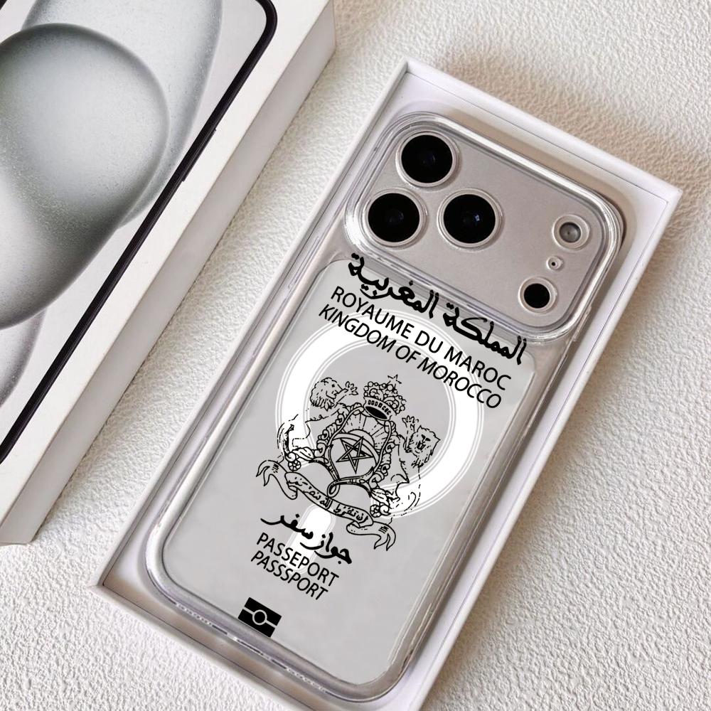 Cool Morocco Passport Phone Ca - Phone Cases Magsafe review and price