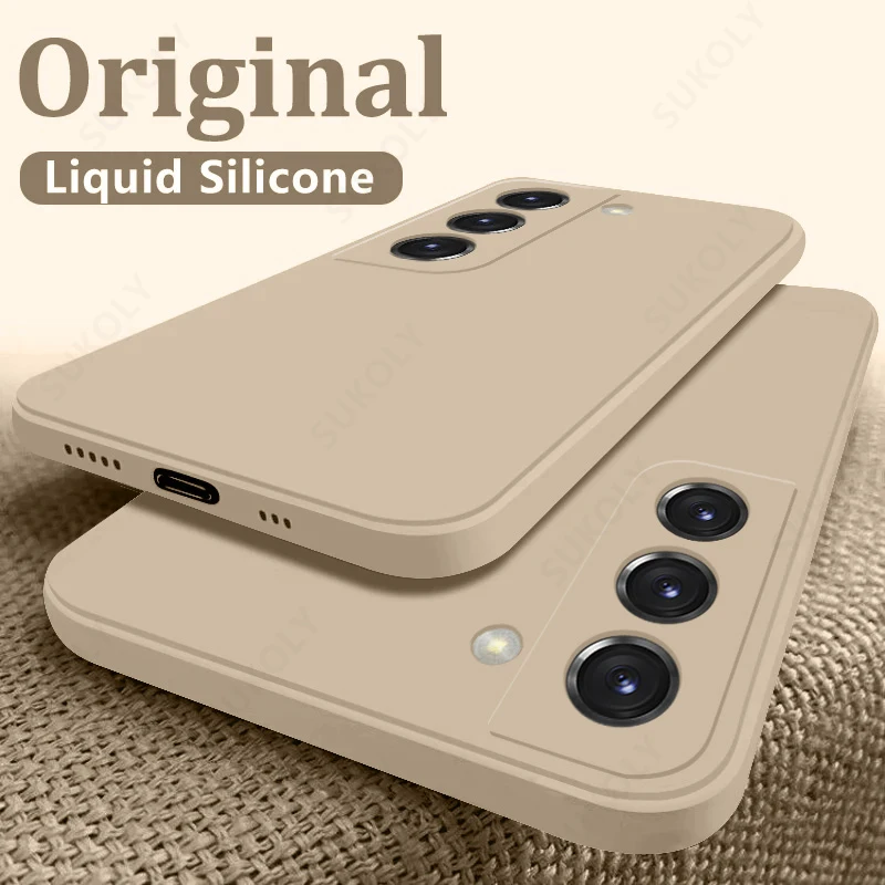 Case For S26 S24 S23 S22 S25 U - Silicone Liquid Case review and price