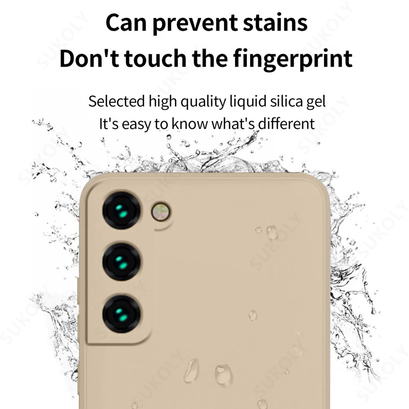 Case For S26 S24 S23 S22 S25 U - Silicone Liquid Case review and price