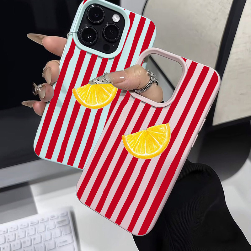 Fashion Lemon Pattern TPU Sili - Phone Cases For Iphone 15 review and price