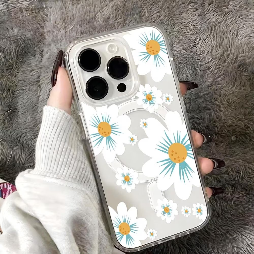 Floral Print Phone Case For iP - Phone Cases Magsafe review and price