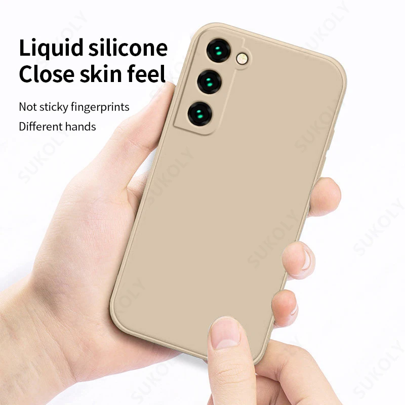 Case For S26 S24 S23 S22 S25 U - Silicone Liquid Case review and price