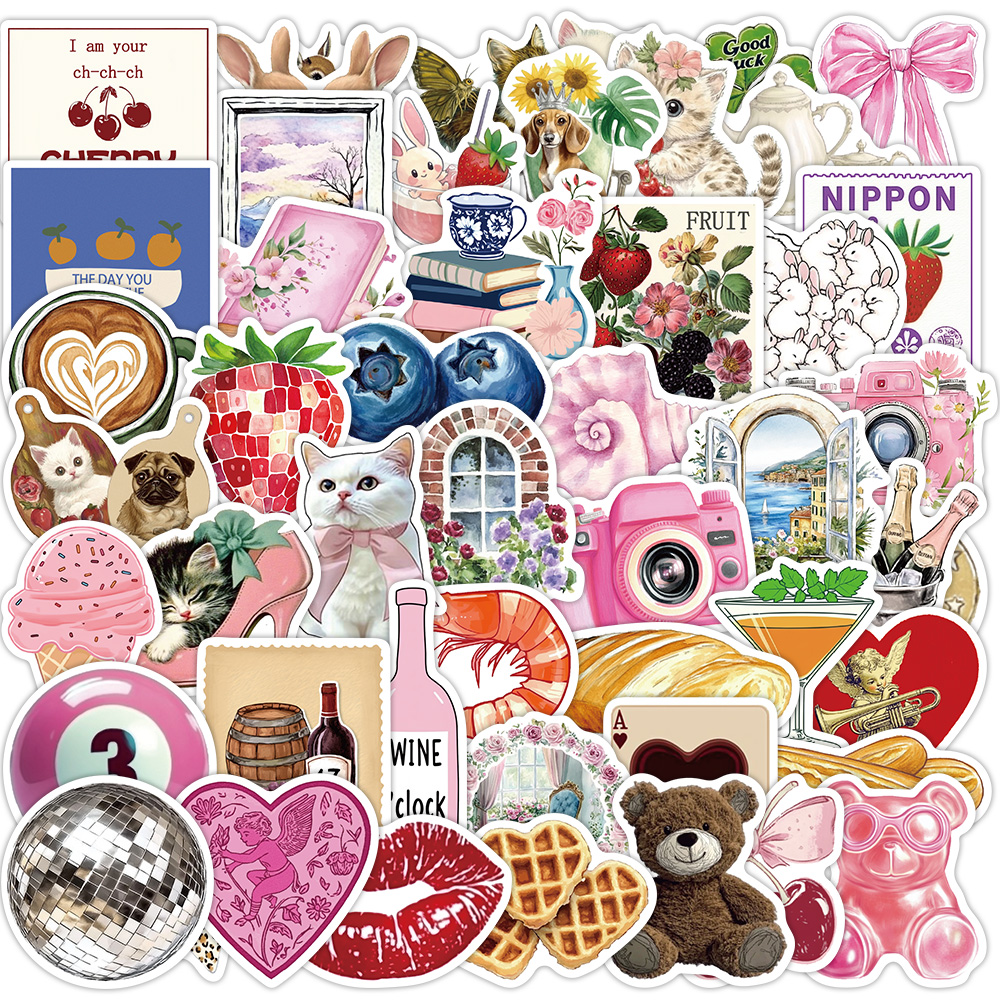 50PCS Pink Aesthetic Pinterest - Phone Cases Pinterest review and price