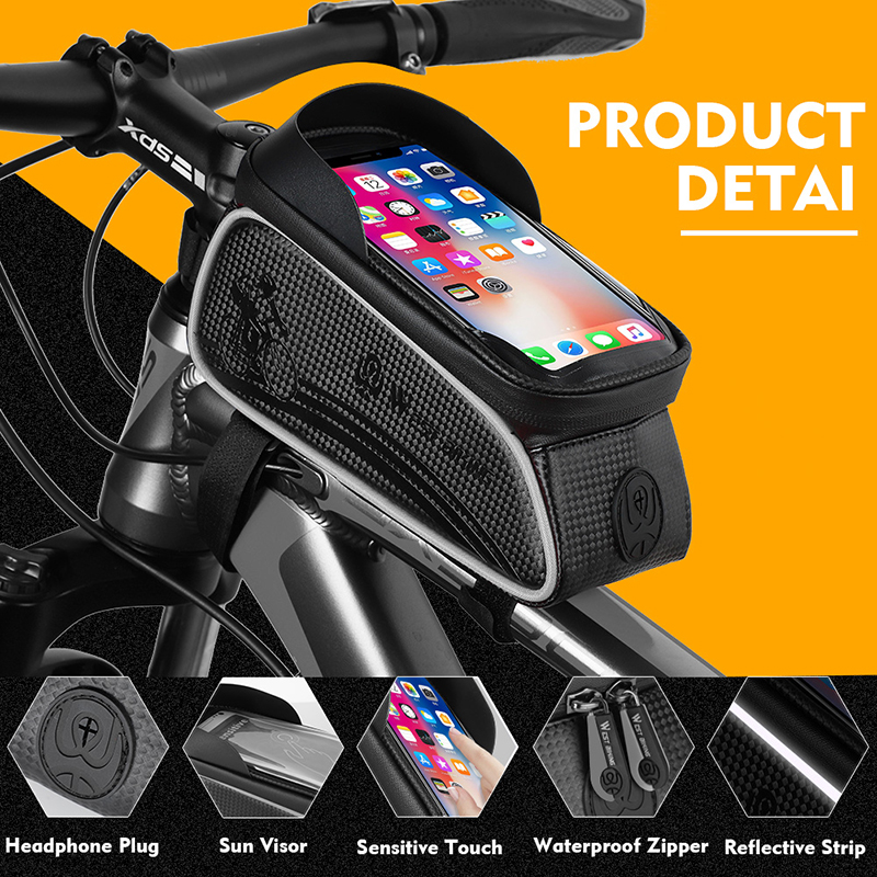 WEST BIKING Bicycle Bag Cyclin - Phone Cases Youtube review and price