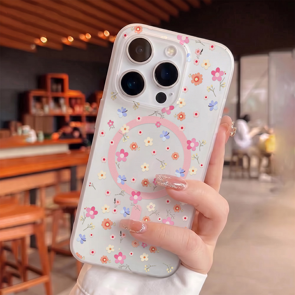 Flower Clear For Magsafe Phone - Phone Cases Magsafe review and price