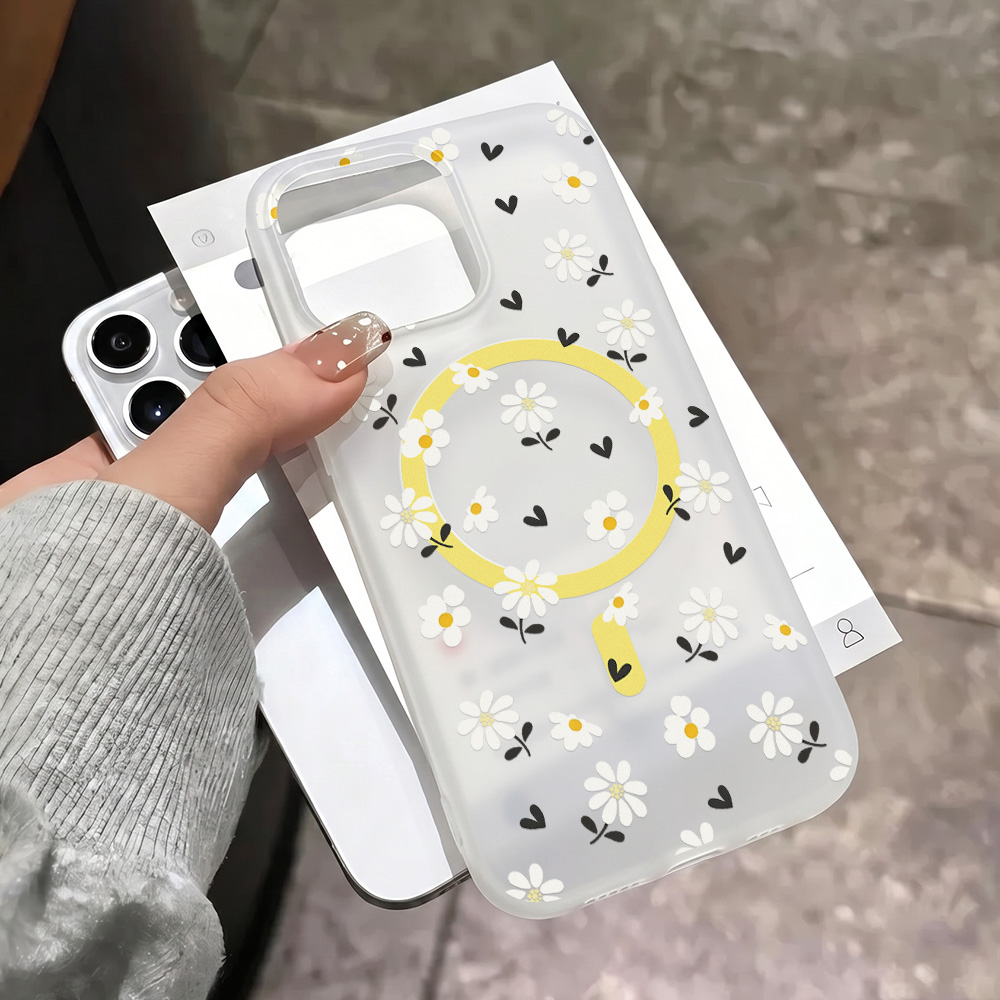 Flower Clear For Magsafe Phone - Phone Cases Magsafe review and price