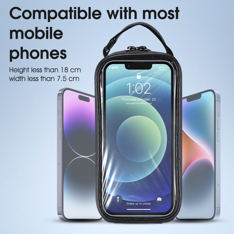 WEST BIKING Bicycle Frame Bag  - Phone Cases Youtube review and price