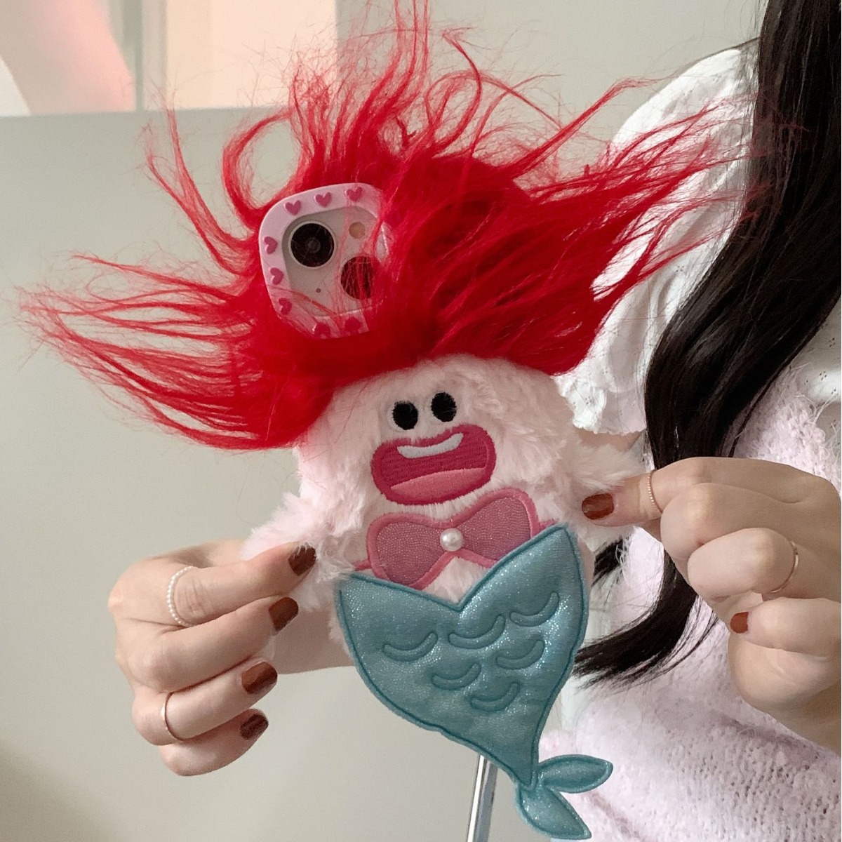 Plush Mermaid Phone Case For I - Phone Cases Ugly review and price