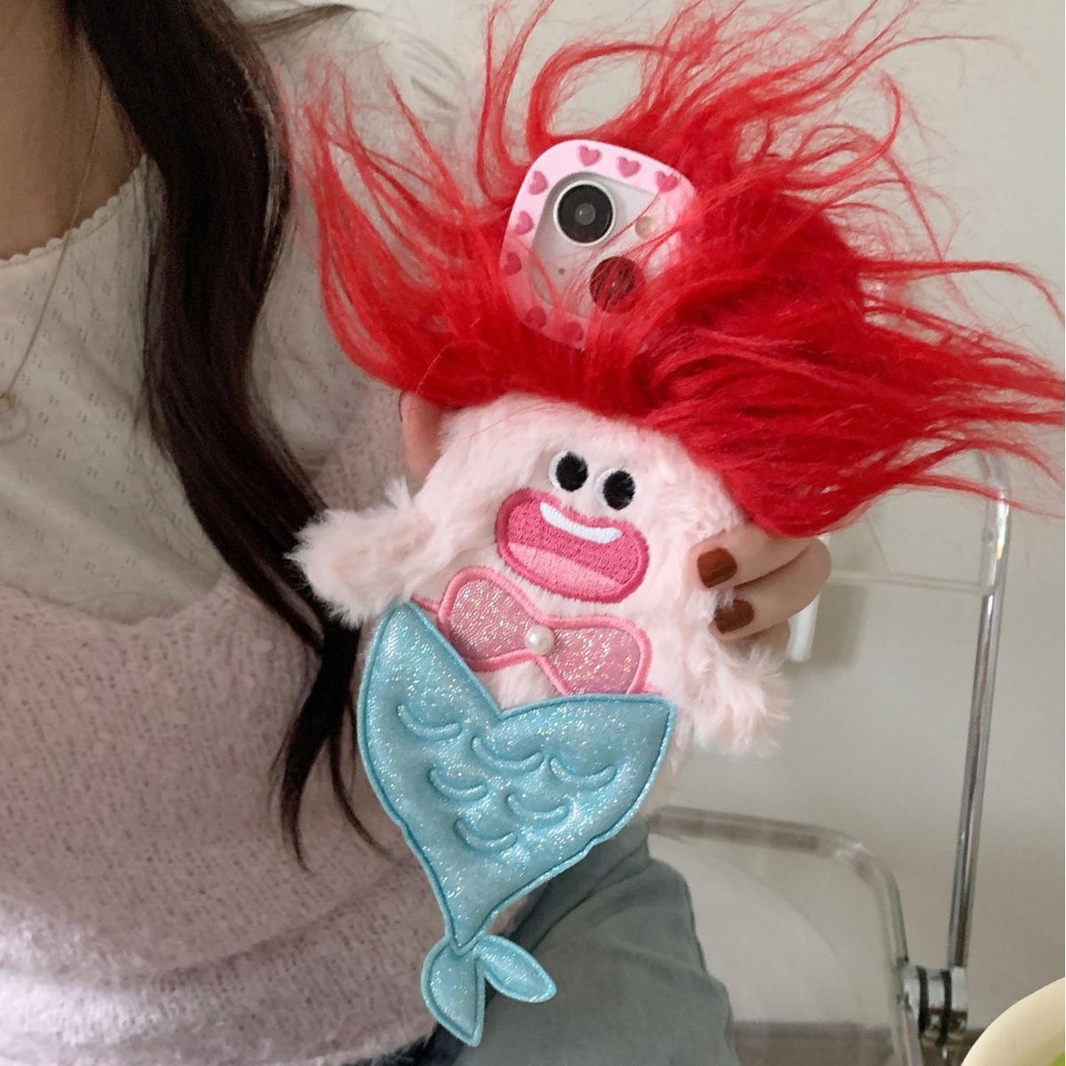 Plush Mermaid Phone Case For I - Phone Cases Ugly review and price
