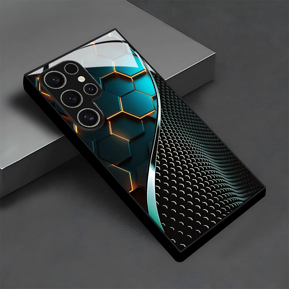Creative Honeycomb Wood Patter - Phone Cases Samsung S24 review and price