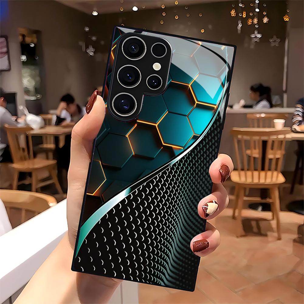 Creative Honeycomb Wood Patter - Phone Cases Samsung S24 review and price