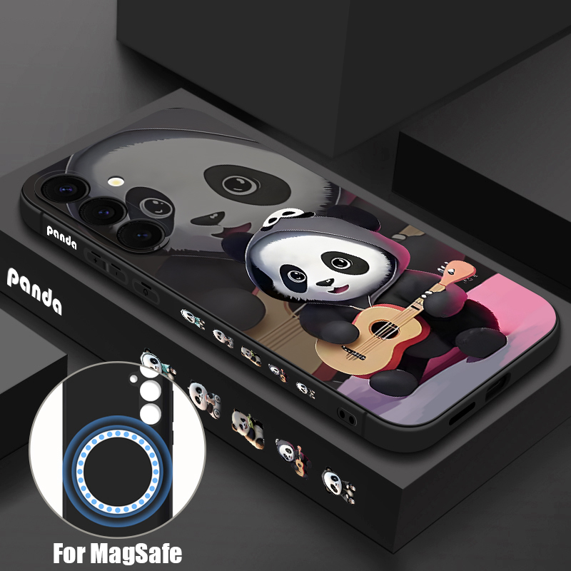 Guitar-playing Panda Case For  - Phone Cases Magsafe review and price