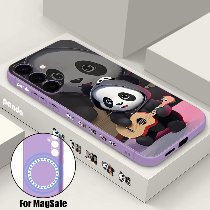 Guitar-playing Panda Case For  - Phone Cases Magsafe review and price