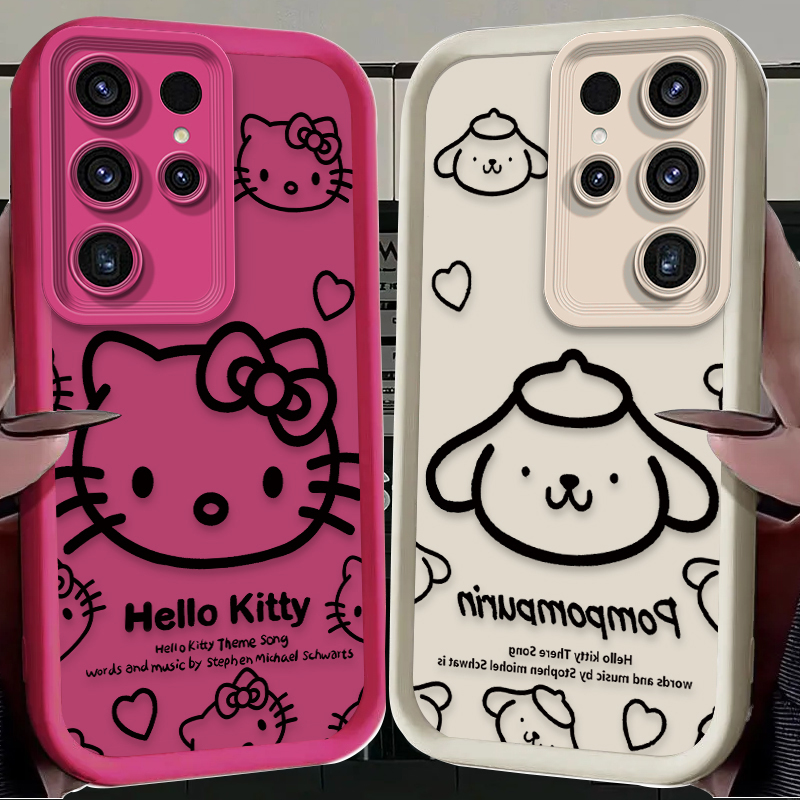 Sanrio Hello Kitty Pompom Puri - Phone Cases Samsung S24 review and price