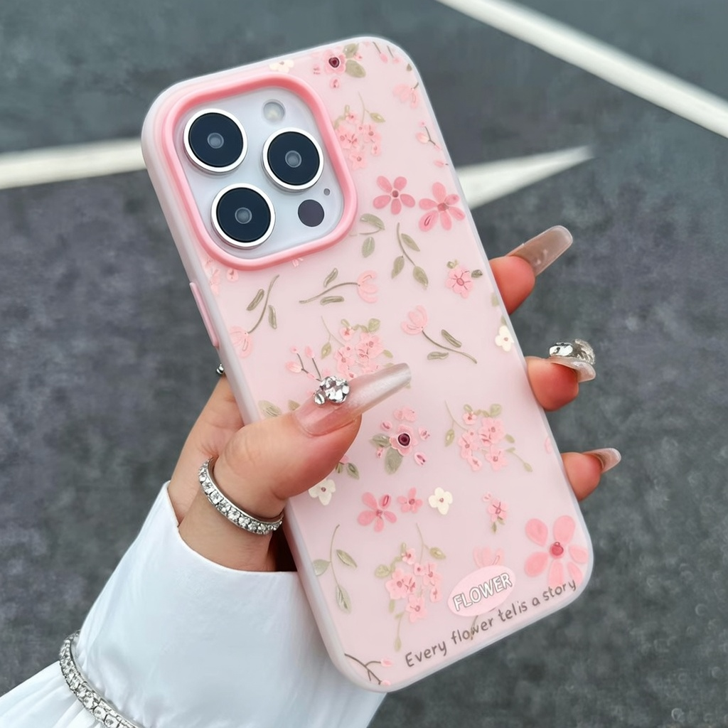 Cute Sweet Pink Floral Candy C - Phone Cases Samsung S24 review and price