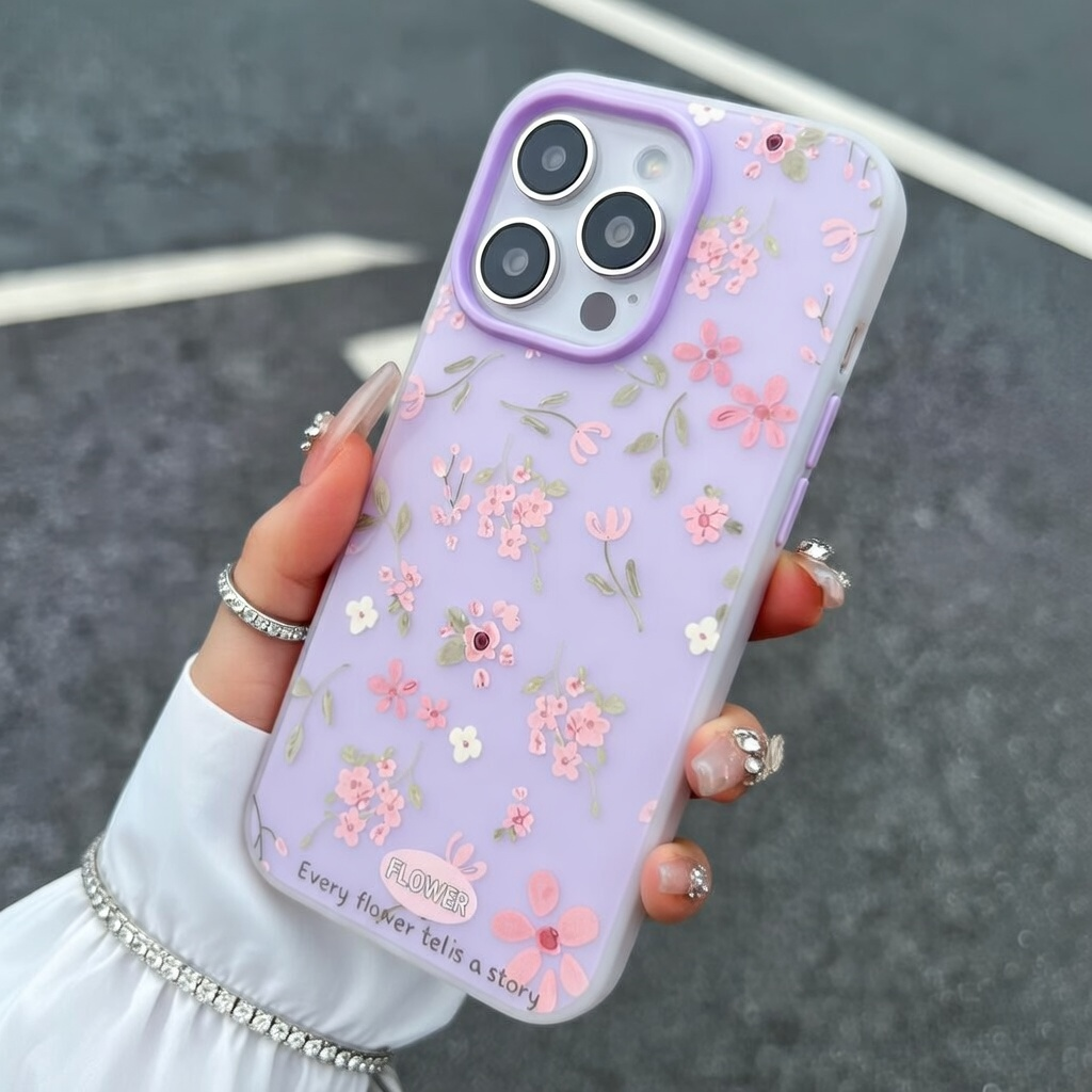 Cute Sweet Pink Floral Candy C - Phone Cases Samsung S24 review and price