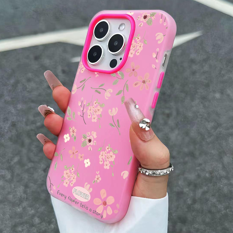 Cute Sweet Pink Floral Candy C - Phone Cases Samsung S24 review and price