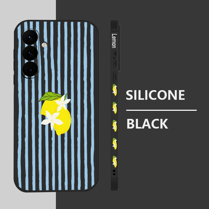 Stripe Lemon Print TPU Phone C - Phone Cases Samsung S24 review and price