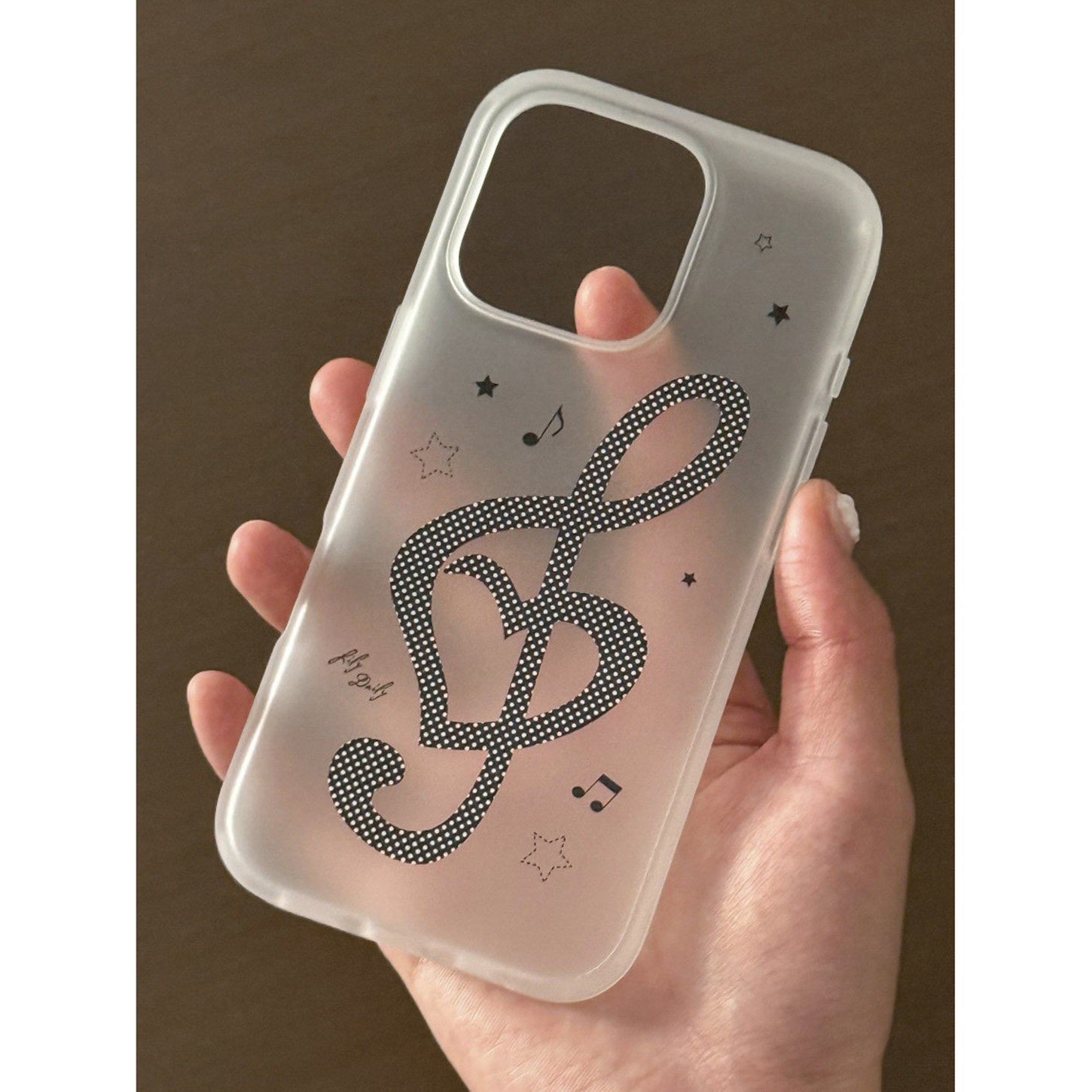 Korean Ins Musical Note Froste - Matte Frosted Case review and price