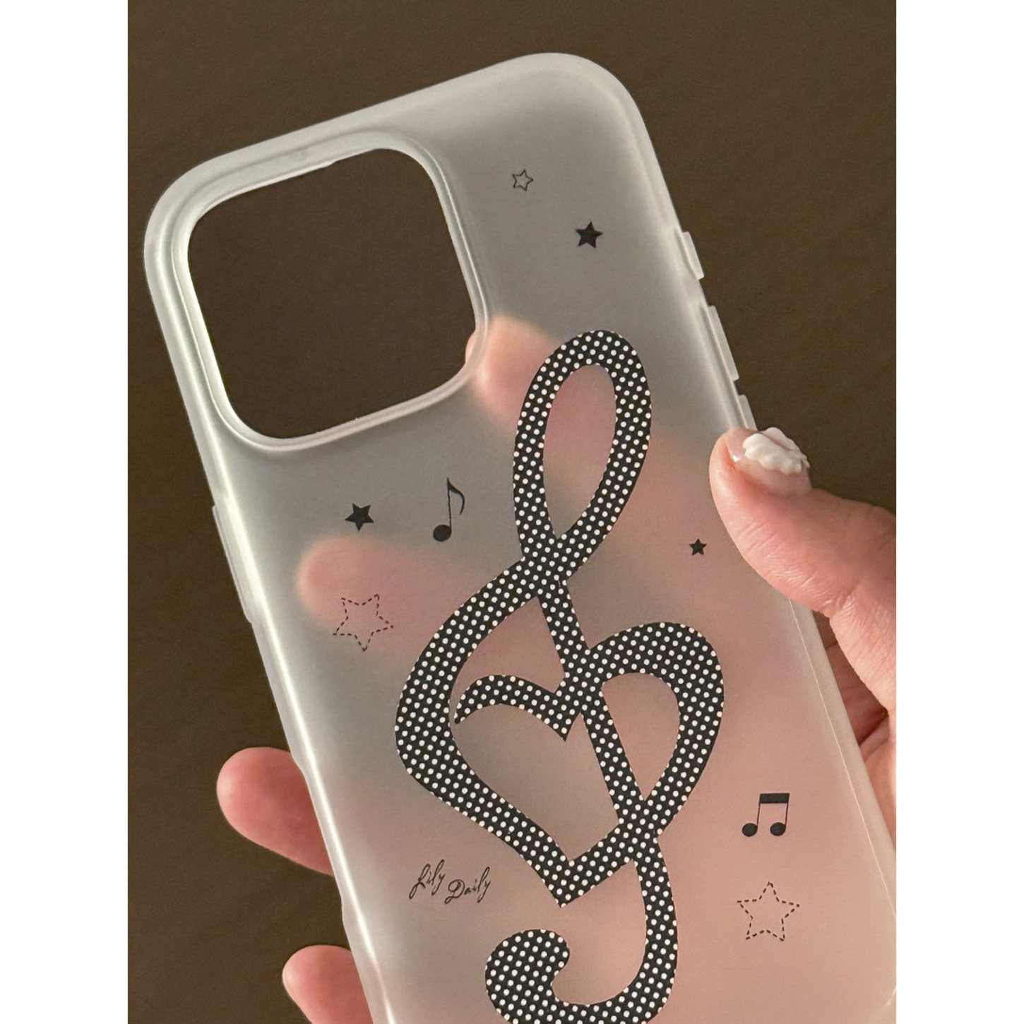 Korean Ins Musical Note Froste - Matte Frosted Case review and price