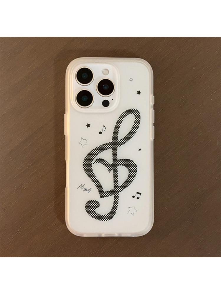 Korean Ins Musical Note Froste - Matte Frosted Case review and price