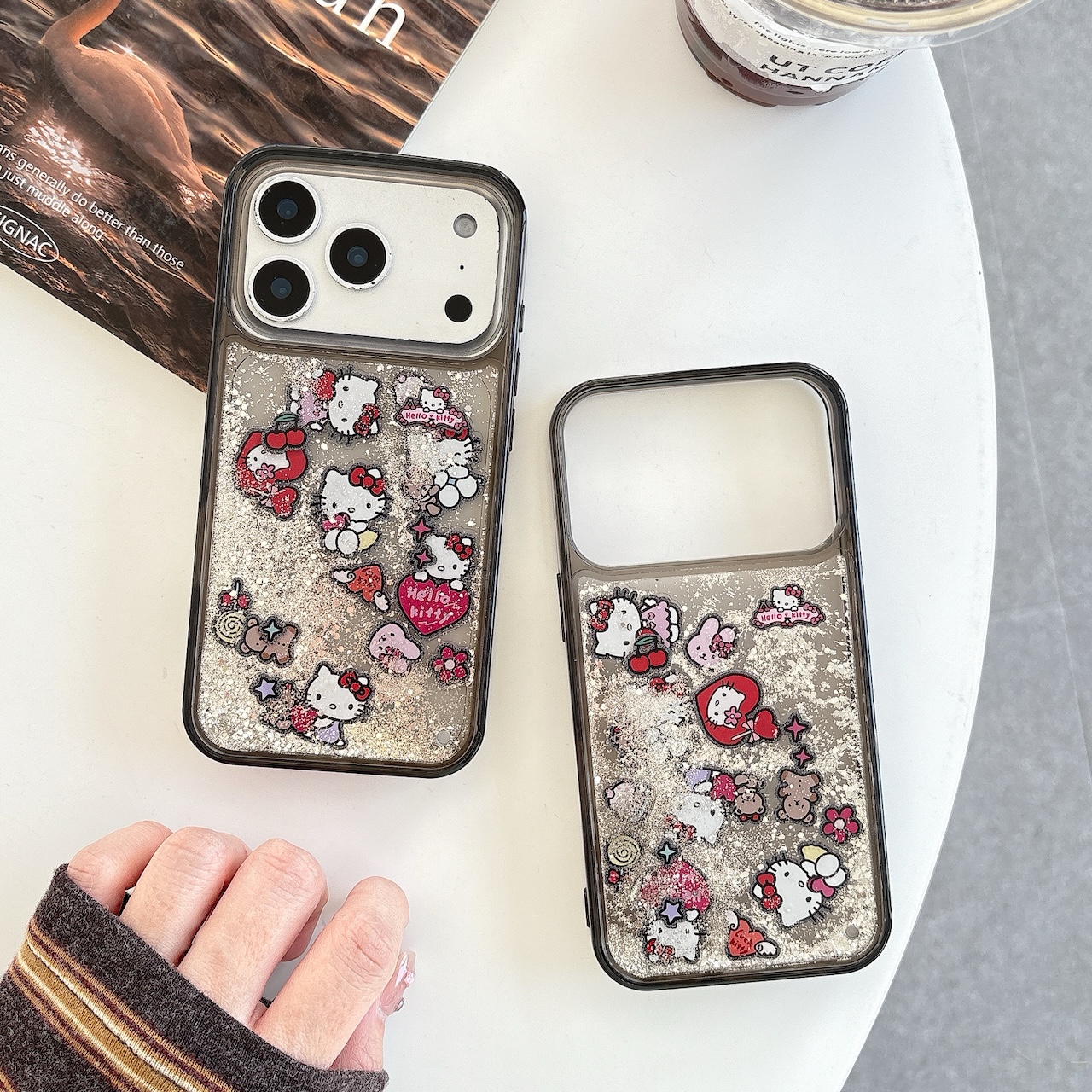 Quicksand Glitter Protection F - Phone Cases Hello Kitty review and price