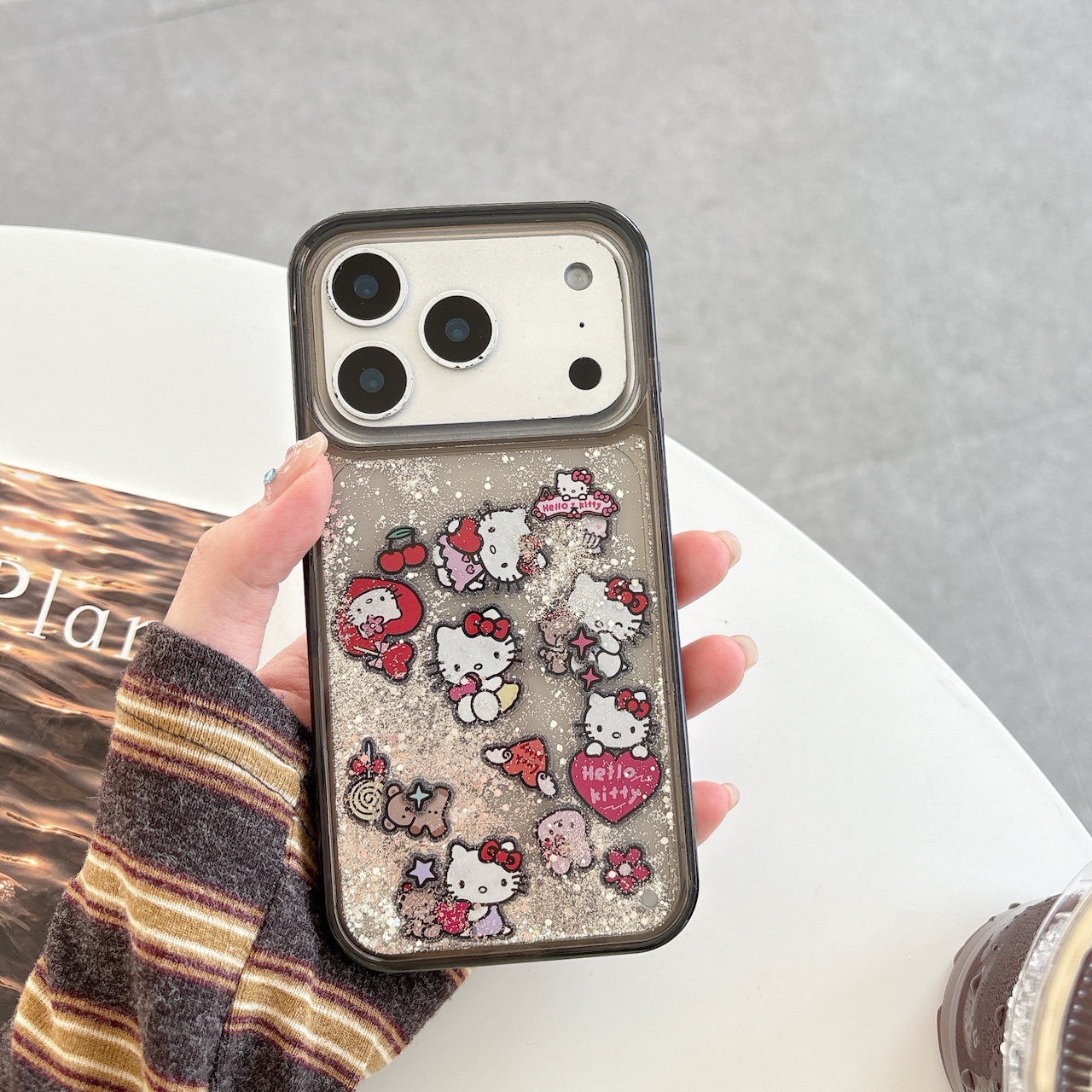 Quicksand Glitter Protection F - Phone Cases Hello Kitty review and price