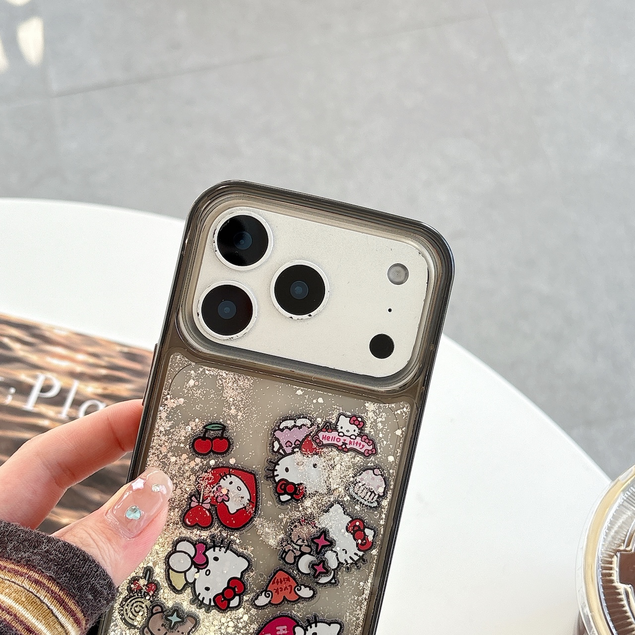 Quicksand Glitter Protection F - Phone Cases Hello Kitty review and price