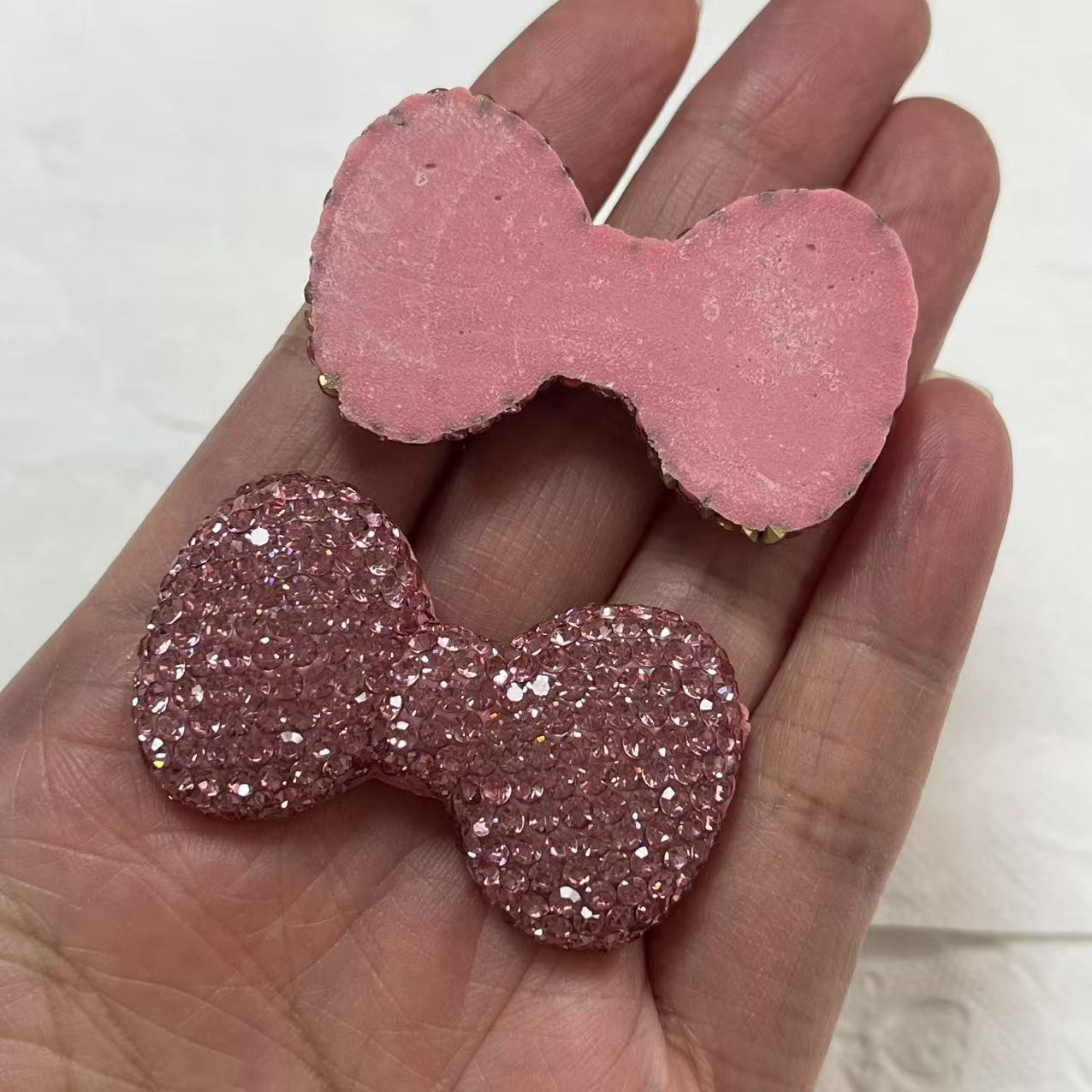 4Pcs Chic Mini Rhinestone Hand - Phone Cases Junk review and price