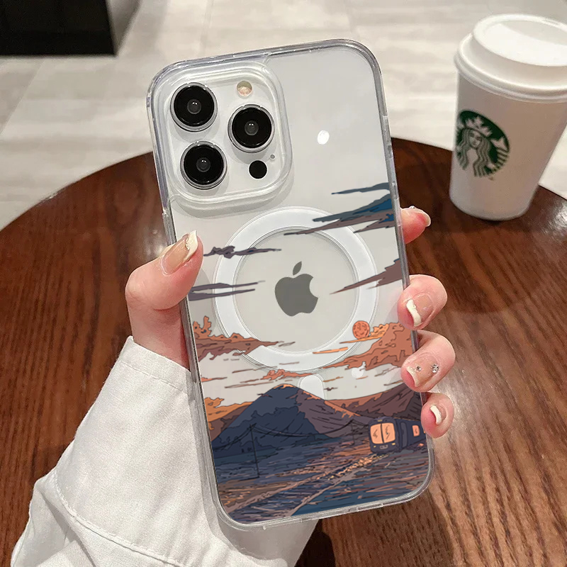Sunset Pattern Fashion Phone C - Phone Cases Magsafe review and price