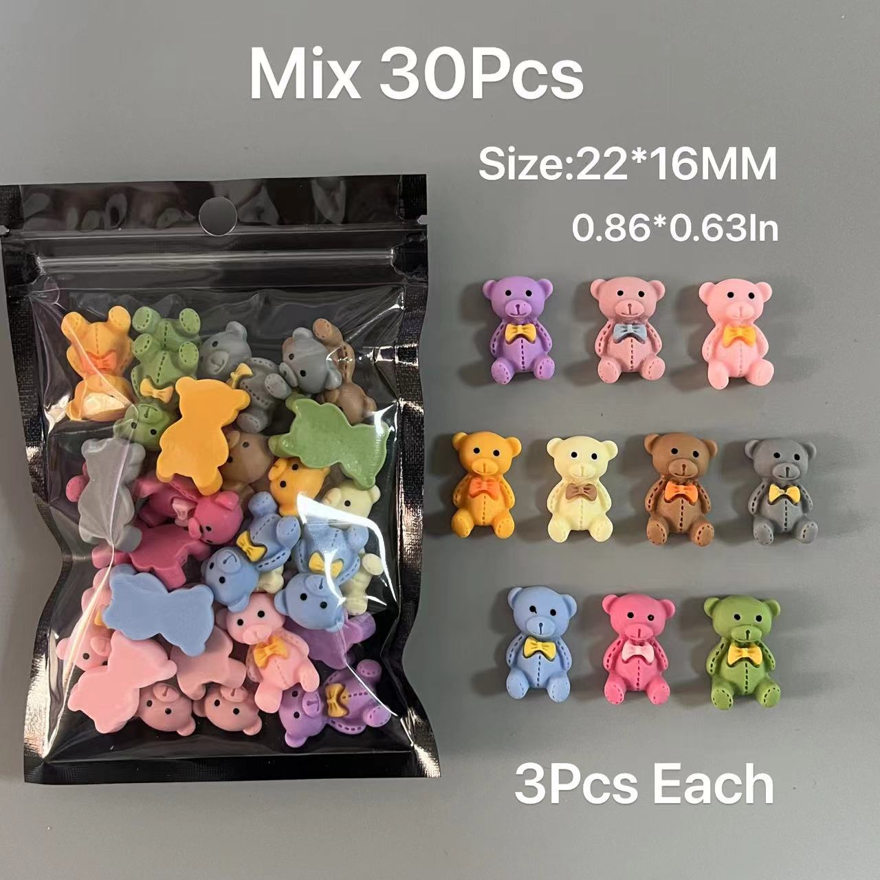 30Pcs Mix Cartoon Bear Bunny H - Phone Cases Junk review and price