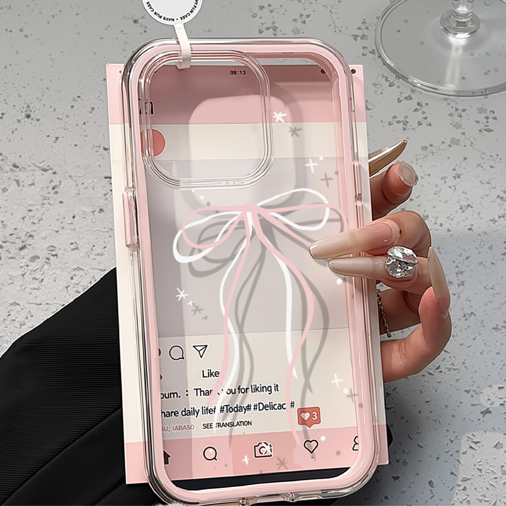 2in1 Pink Flower Case For iPho - Phone Cases For Iphone 15 review and price